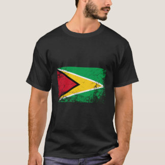 Guyanese National Flag Vintage Gift T-Shirt
