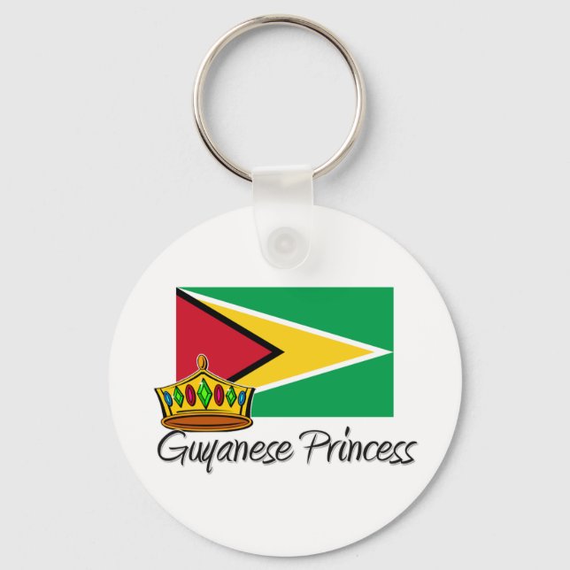 Guyanese Princess Keychain (Front)