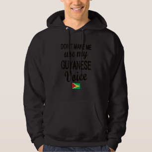 Guyanese Voice Guyana Flag Guyanese Roots Hoodie