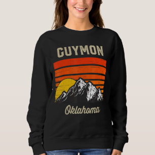 Guymon Oklahoma Retro City State Vintage Usa Sweatshirt
