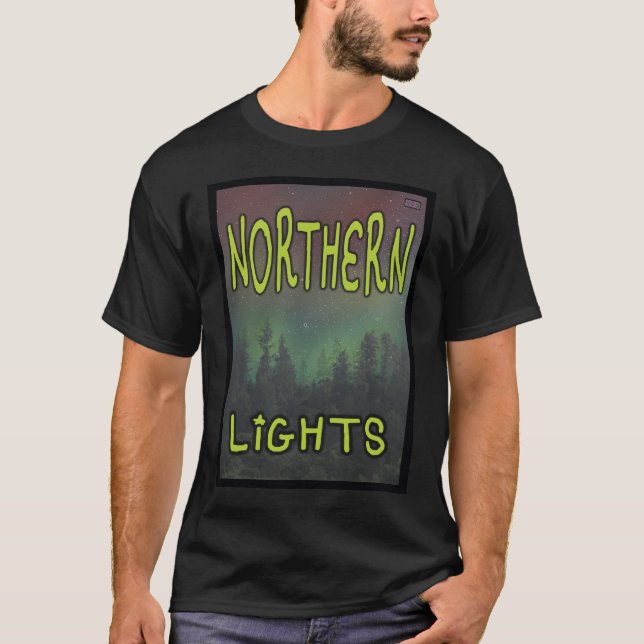 Guys Northern Lights SOS Shirt (Front)
