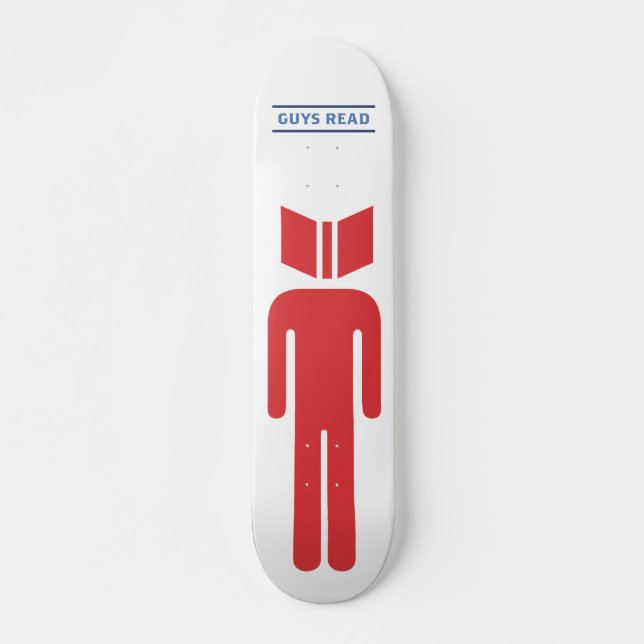 Guys Read Skateboard (Front)