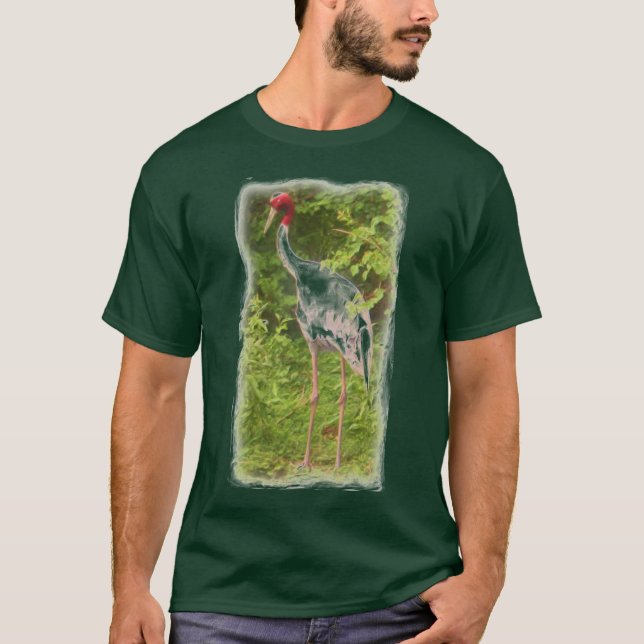 Guys red head bird shirt (Front)