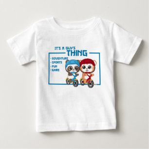 Guys' Thing: Bright and Fun Art for Kids Baby T-Shirt