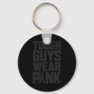 Guys Wear Pink Breast Cancer Awareness Men Boys Gi Keychain