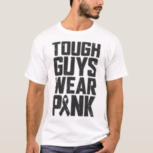 Guys Wear Pink Breast Cancer Awareness Men Boys Gi T-Shirt