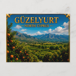 Guzelyurt North Cyprus Green Valley Travel Memory Postcard