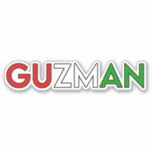 GUZMAN 01 — STICKER 6"