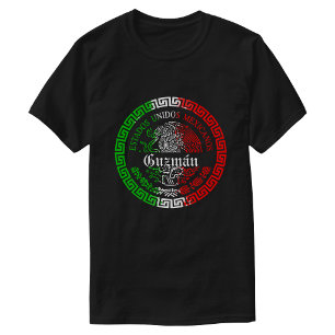 Guzmán Last name mexico shirt