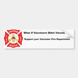 gvfa_a, What if Volunteers Didnt Volunteer?, Su... Bumper Sticker