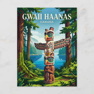 Gwaii Haanas National Park Reserve Canada Postcard