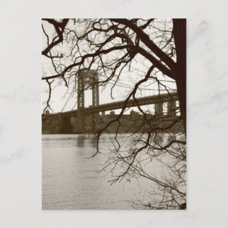 GWB In Distance Postcard