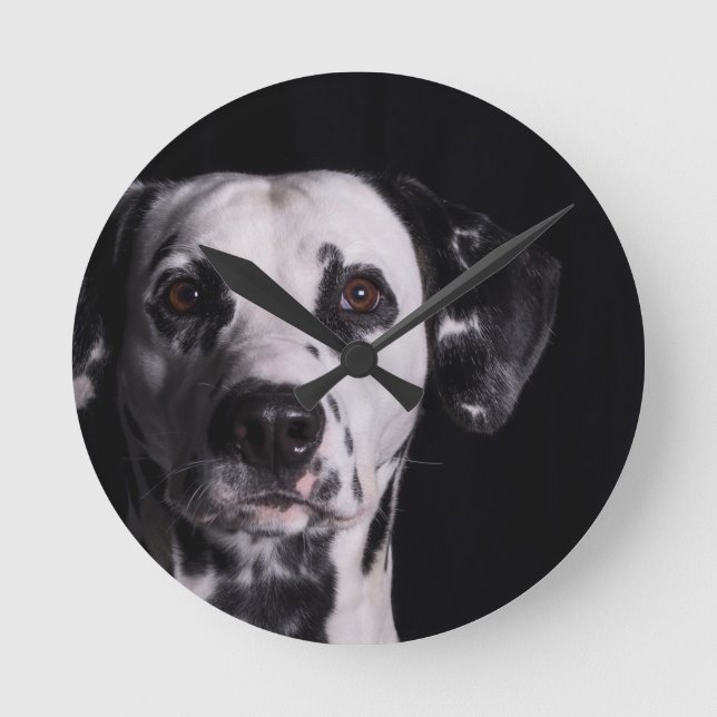 GWDC Dalmatian Photo Contest Round Clock (Front)