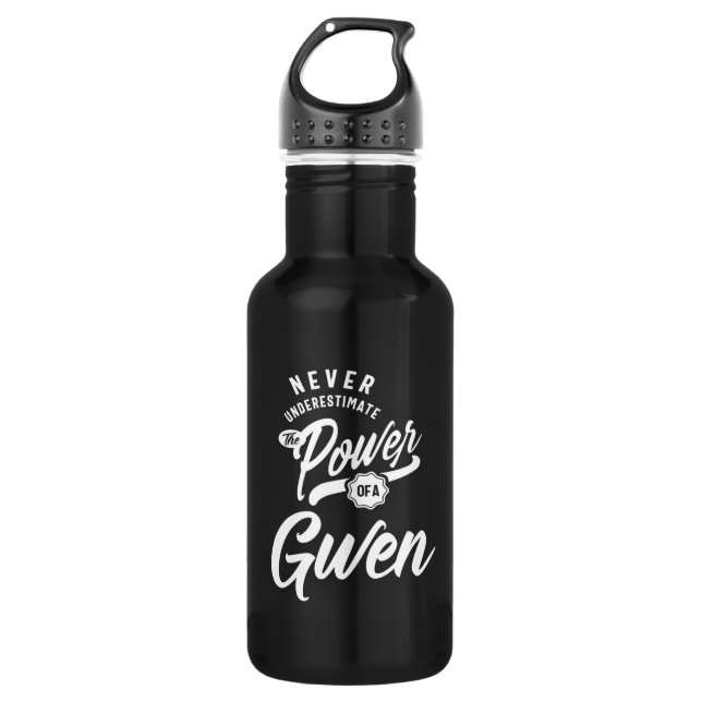 Gwen Personalized Name Birthday Gift 532 Ml Water Bottle (Front)