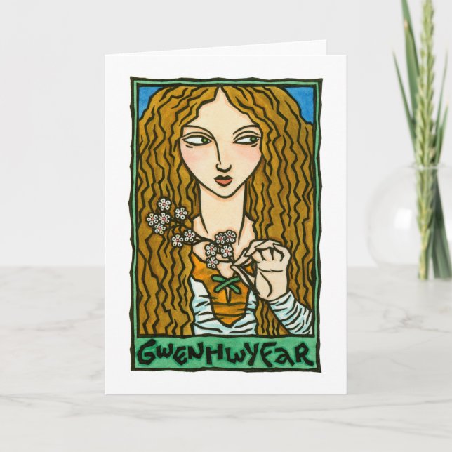 Gwenhwyfar Greeting Card (Front)