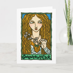 Gwenhwyfar Greeting Card