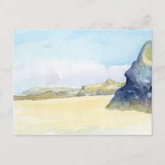 Gwithian beach - Cornwall Postcard