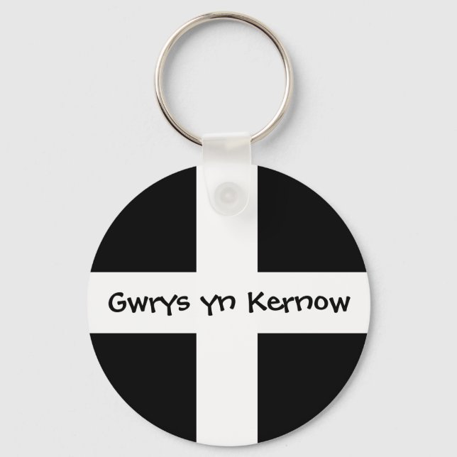 Gwrys yn Kernow - Made in Cornwall Keychain (Front)