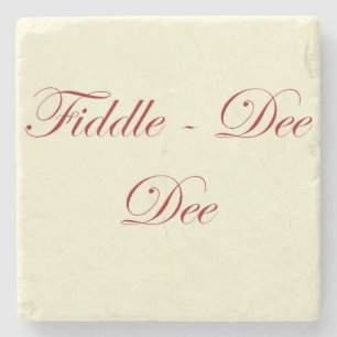 GWTW Fiddle dee dee quote coaster