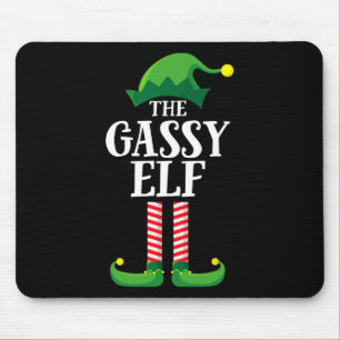 Gy Elf Matching Family Group Christmas Party Mouse Pad