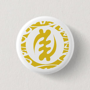 Gye Nyame 1 Inch Round Button