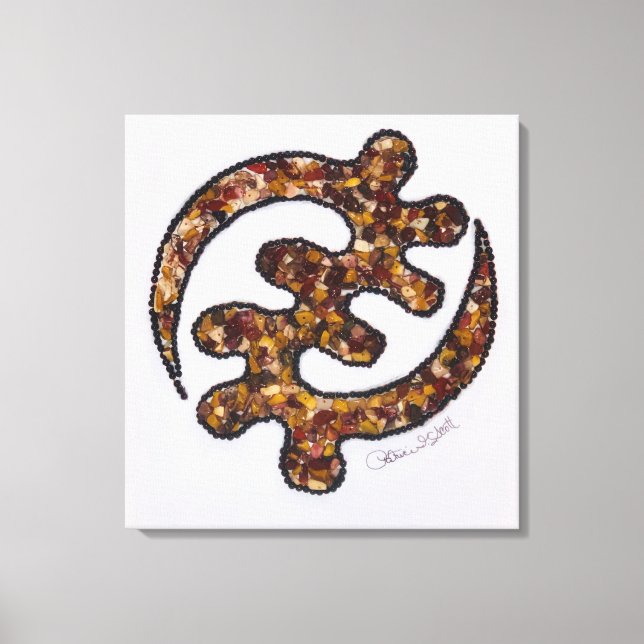 Gye Nyame Canvas Print (Front)