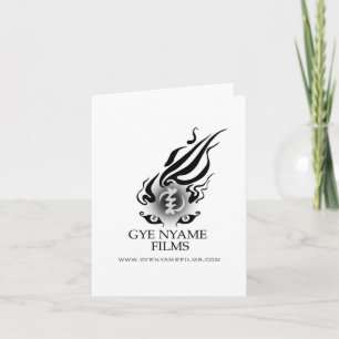 Gye Nyame Films Thank You Card
