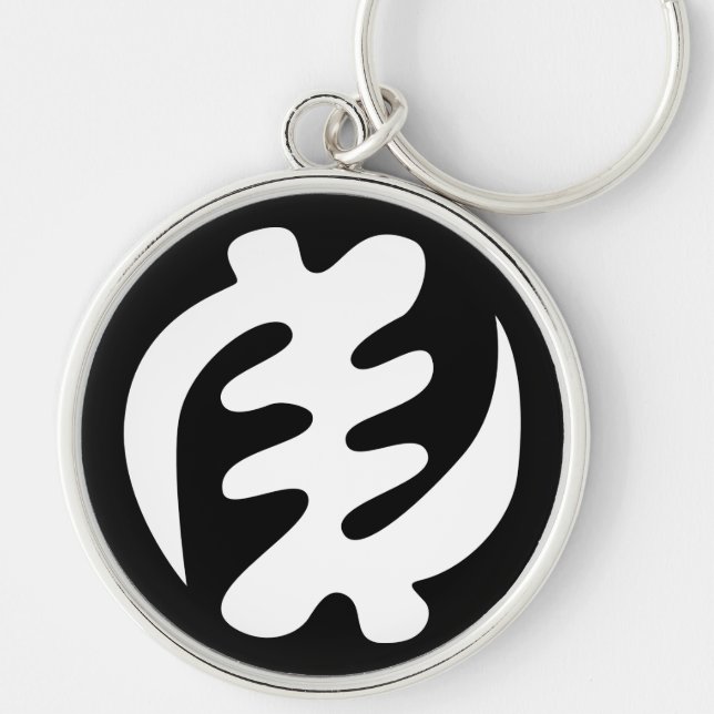Gye Nyame | God is Supreme Adinkra Symbol Keychain (Front)