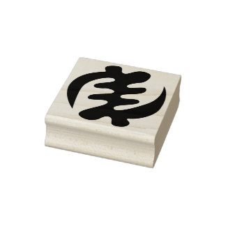 Gye Nyame | God is Supreme Adinkra Symbol Rubber Stamp