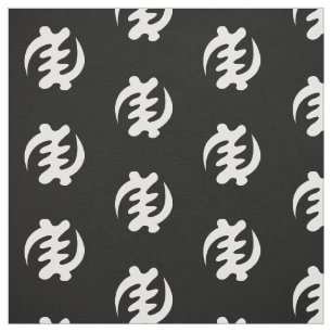 Gye Nyame God is Supreme Symbol Fabric