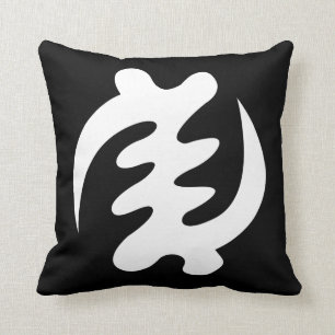 Gye Nyame   God is Supreme Symbol Throw Pillow