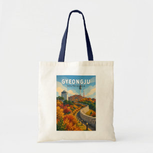 Gyeongju South Korea Illustration Travel Art Tote Bag