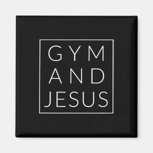 Gym And Jesus1 Magnet