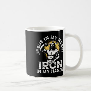 Gym And Jesus Christian Bodybuilder Religious Body Coffee Mug
