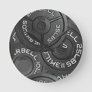 Gym Bodybuilder Wall Clock