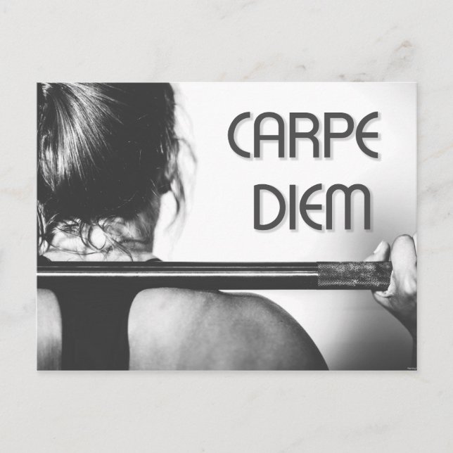 Gym Bodybuilding Fitness Motivational Postcard (Front)