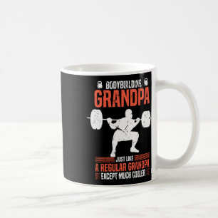 Gym Bodybuilding Grandpa Fitness Grandfather Fitne Coffee Mug