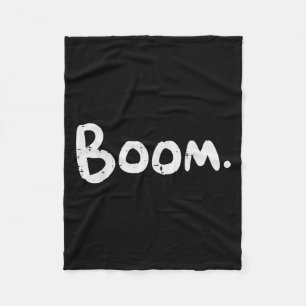 Gym Boom Workout Exercise Fitness Motivational Men Fleece Blanket