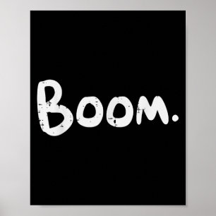Gym Boom Workout Exercise Fitness Motivational Men Poster