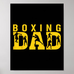 Gym Boxer Love Dad Boxing Lover Training Box Playe Poster