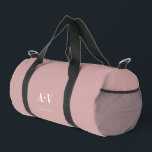 Gym Dance Bag | Monogram Initials Name Duffle Bag<br><div class="desc">Custom backpack for dance team with personalized name. Show up to a dance competition in style with a team duffle bag  to add to your uniform.</div>
