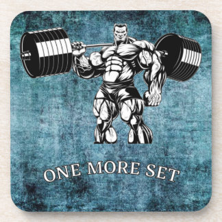 Gym & fitness bodybuilder coaster