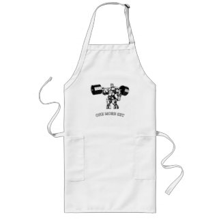 Gym & fitness bodybuilder long apron