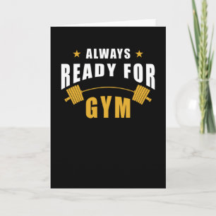 Gym Fitness Centre Training Card
