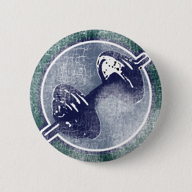 GYM fitness weight 2 Inch Round Button (Front)