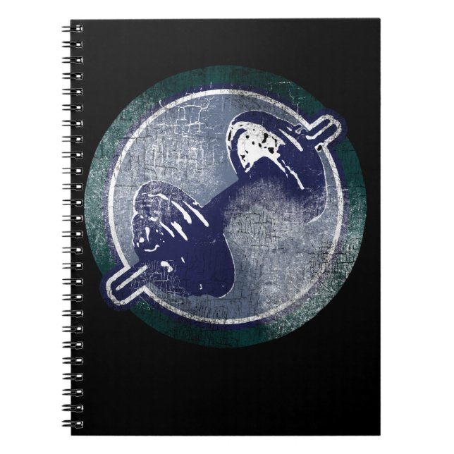 GYM fitness weight Notebook (Front)