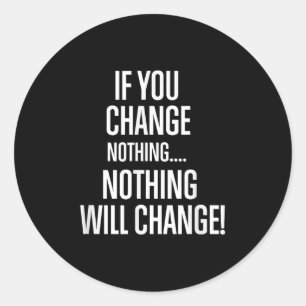 Gym + Fitness Workout Motivation S  Classic Round Sticker