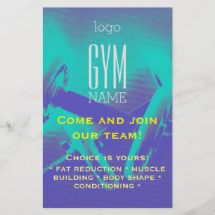 Gym flyer promotion