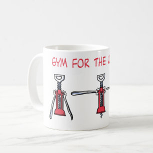 Gym for the weekend coffee mug