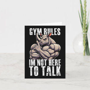 Gym Gift For Men Training Motivation Fitness Bodyb Card
